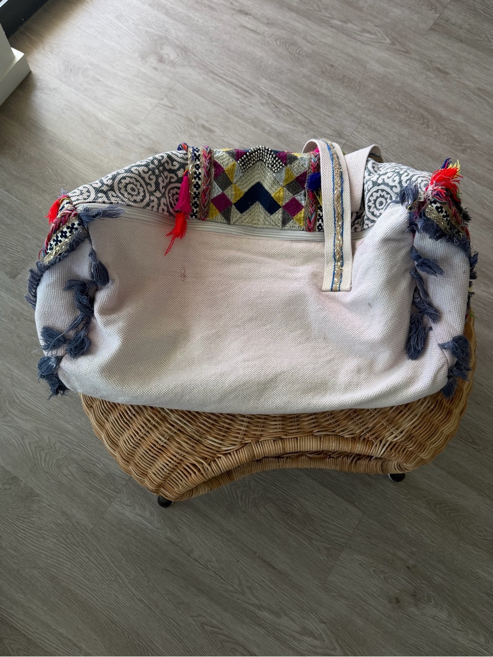Bohemian Colorful Tassel Boho Tote Bag - ANTICA SARTORIA - Preloved - fair - Picture 5 of 17